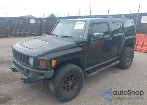 2007 Hummer H3 Suv z USA, uszkodzony, nr VIN 5GTDN13E278165777